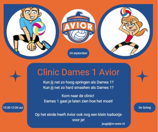 Clinic voor de CMV jeugd van Avior