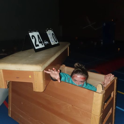Griezel Escaperoom voor Avior jeugd in De Scheg