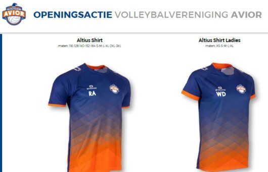 Openingsactie inspeelshirts & trainingspakken (Wegens succes verlengd!)