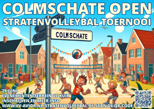 Colmschate stratenvolleybal op zaterdag 29 juni!