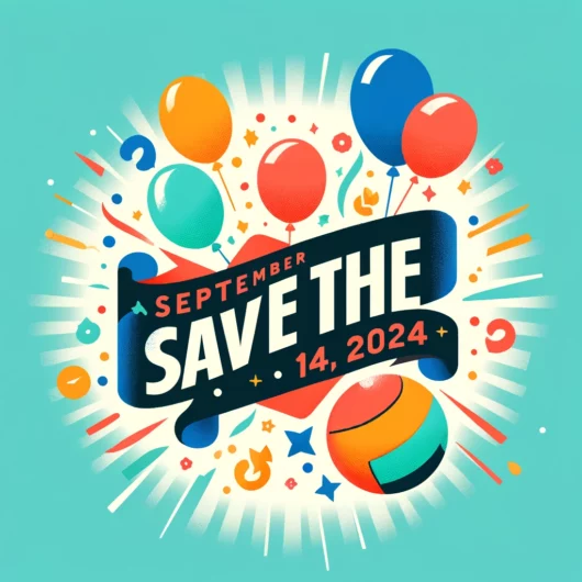 Save the Date! 14 september